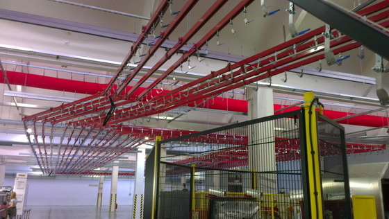 Sistema de carrinho suspenso industrial de corrente transportadora aérea de 5 toneladas personalizado