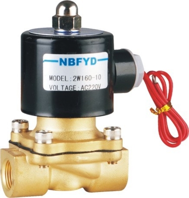 Válvula solenóide de latão elétrica hidráulica 12V 24V 110V 220V AC DC água bobina de cobre