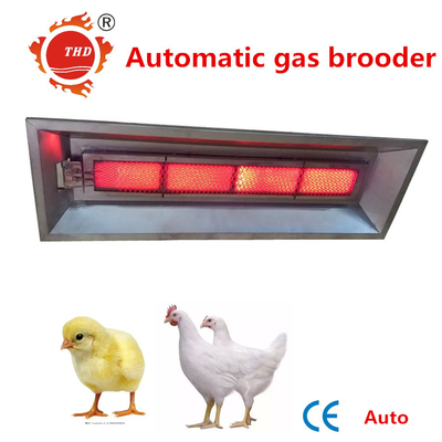 Lâmpada de calor de gás natural NG GLP para aves THD6808 de ignição automática