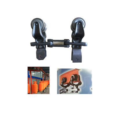 Corrente transportadora forjada resistente ao calor para revestimento em pó X348 X458 X678
