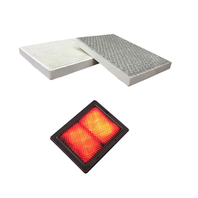 Placas aquecedoras de cerâmica catalítica infravermelha favo de mel personalizadas para queimador de churrasco