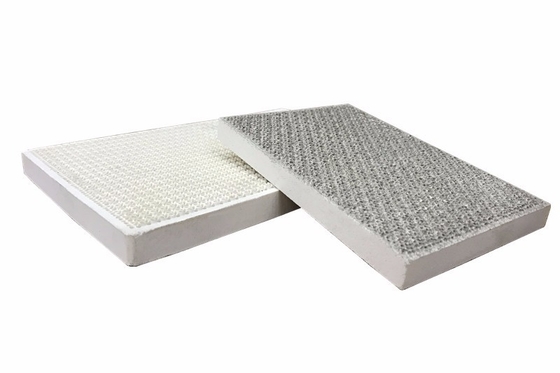 Placas aquecedoras de cerâmica catalítica infravermelha favo de mel personalizadas para queimador de churrasco