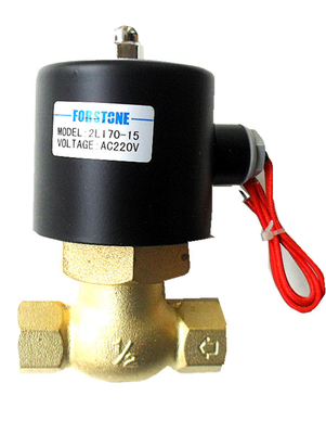 Válvula solenóide de aço inoxidável 220 V 110 V 1/2 polegada para aquecedor a gás