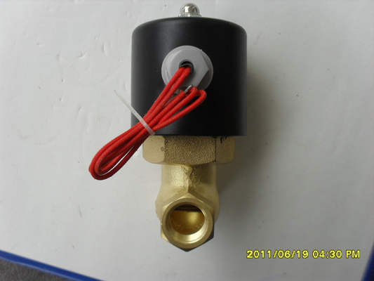 Válvula solenóide elétrica de latão AC 220V 3/4 polegadas para água quente NC