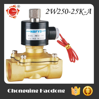 Válvula solenóide de água de 2 polegadas / válvula solenóide de 220 V latão aço inoxidável