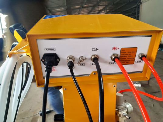 Máquina de pulverização eletrostática de pó 50 W linha de revestimento de transportador aéreo