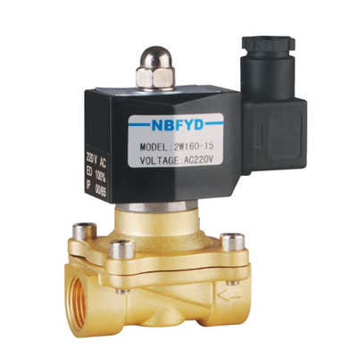 Válvula solenoide Viton 3/4 de polegada gás água latão resistência a alta temperatura