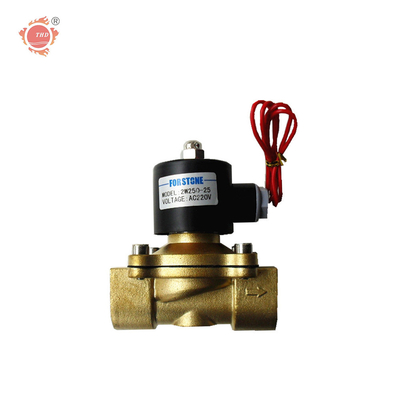 Válvula solenoide Viton 3/4 de polegada gás água latão resistência a alta temperatura