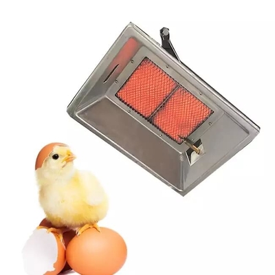 Aquecedor de chocadeira de aves de placa galvanizada NG Biogás Propano Aquecedor de galinheiro