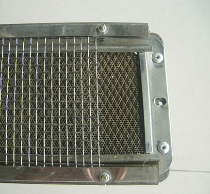 Elemento de aquecimento de placa de cerâmica catalítica do queimador Favo de mel de alta resistência ao impacto
