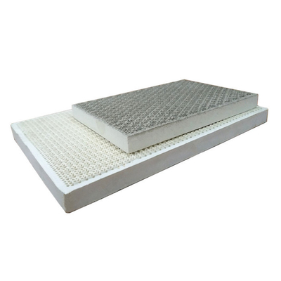 Placas aquecedoras de cerâmica de alumina e infravermelho Placa de favo de mel com economia de gás 20%