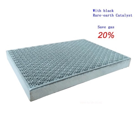 Placas aquecedoras de cerâmica preta catalisadora de terras raras Placas queimadoras de fogão favo de mel