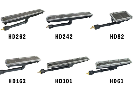 Queimador de propano de cerâmica infravermelha para aquecimento industrial com economia de energia HD162