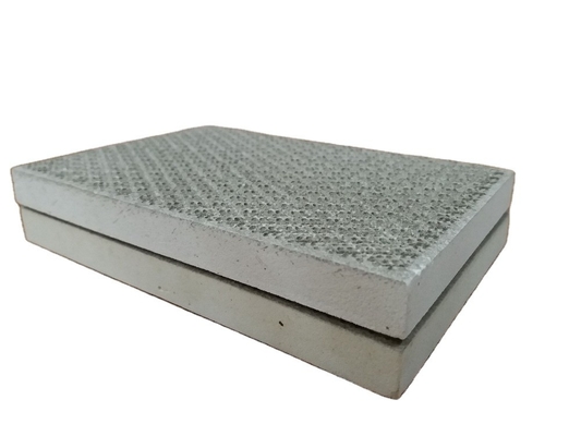 Placas aquecedoras de cerâmica quadradas catalíticas Placa queimador de gás de cordierita