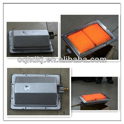 Infravermelho catalítico cerâmico Flameless do gás 2.94KW do queimador 220*170MM do assado para Shawarma HD220
