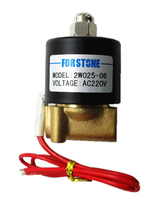 Válvula solenóide de aço inoxidável 220 V 110 V 1/2 polegada para aquecedor a gás