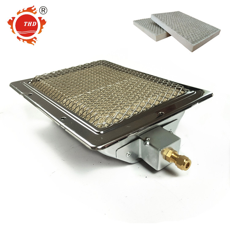 Placa de aquecedor catalítico refratário de cerâmica para aquecedor de gás infravermelho NG GLP