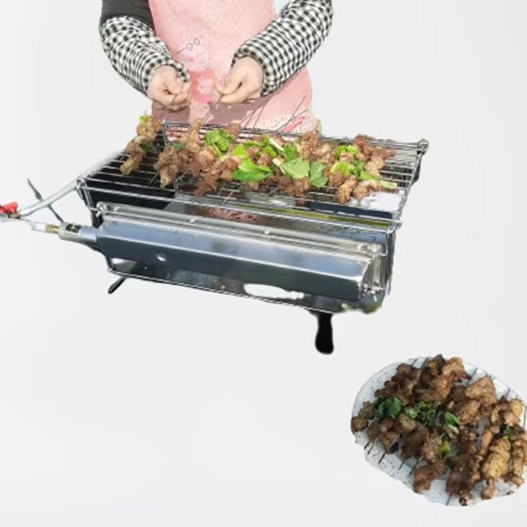 Gás infravermelho sem fumaça fácil Heater Barbecue Outdoor Oven de Carry Folded Portable Bbq Grill
